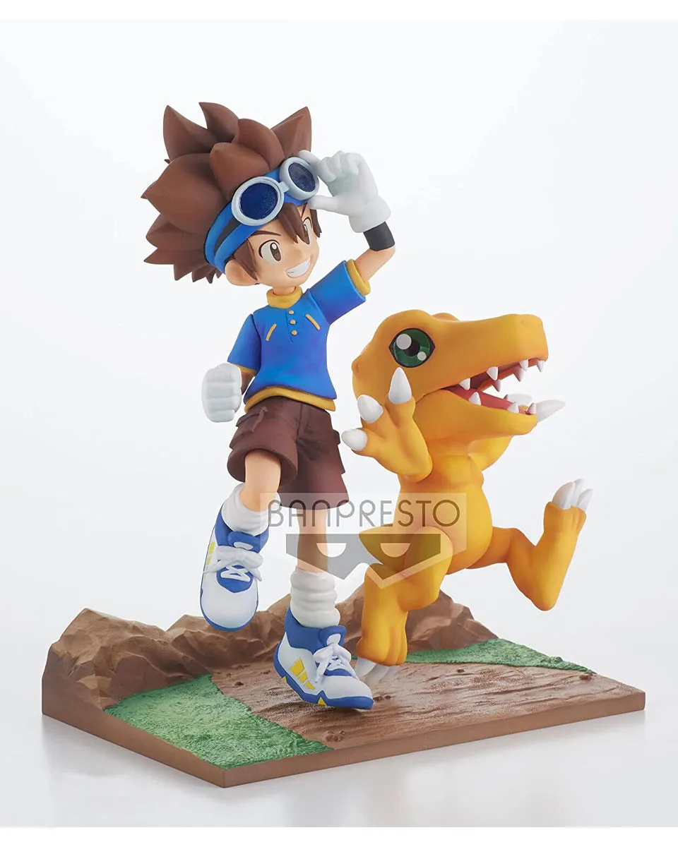 Statue Digimon Adventure - DXF Adventure Archives - Taichi & Agumon 