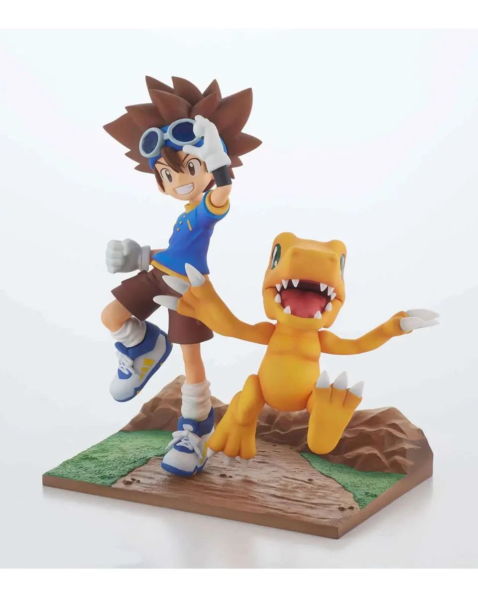 Statue Digimon Adventure - DXF Adventure Archives - Taichi & Agumon 