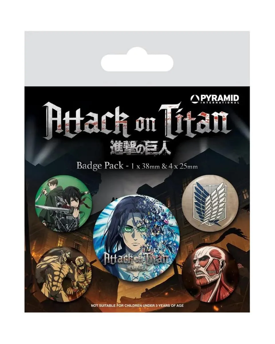 Bedževi Attack On Titan ( Season 4 ) - Badge Pack 