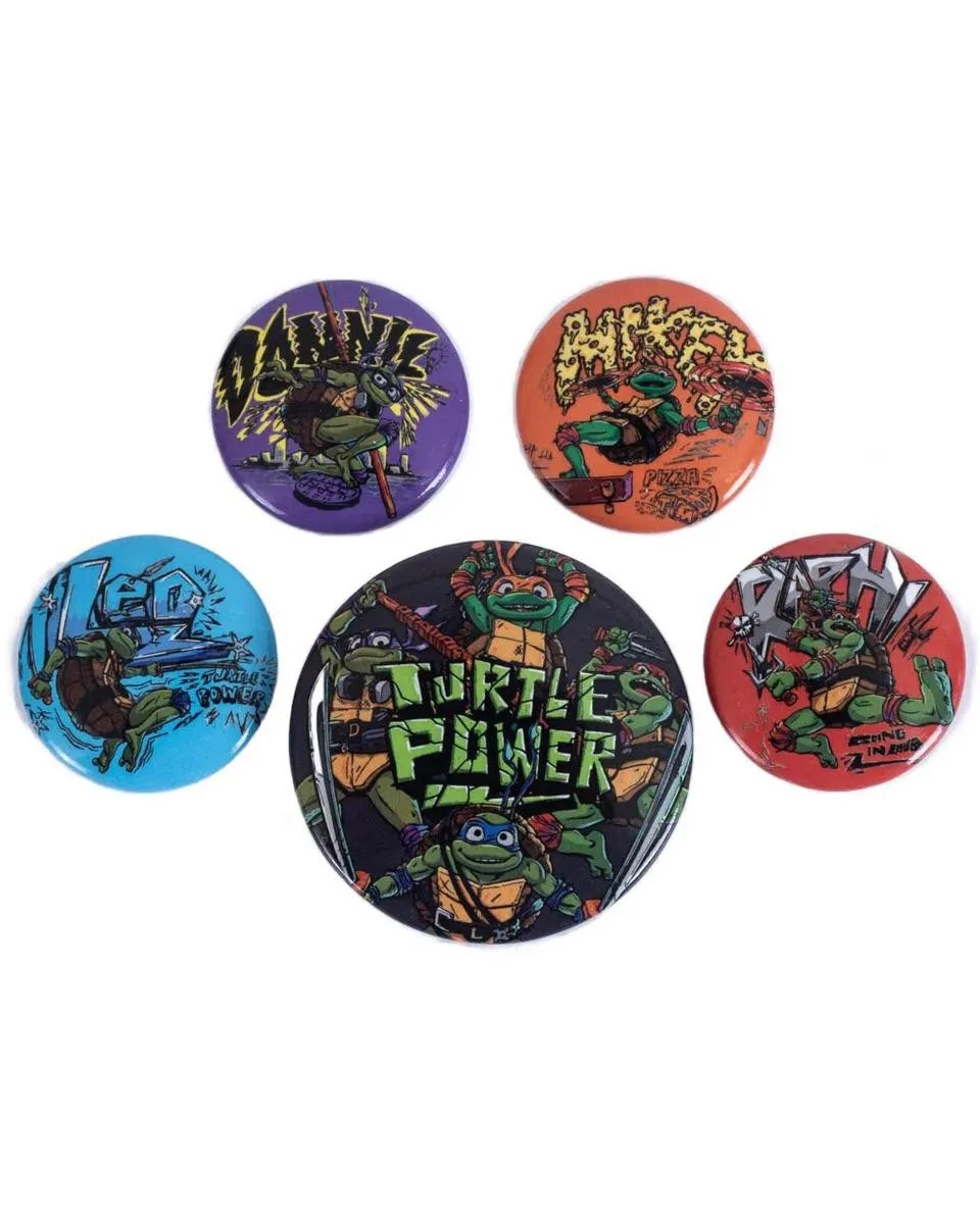 Bedževi Teenage Mutant Ninja Turtles - Mutant Mayhem - Badge Pack 