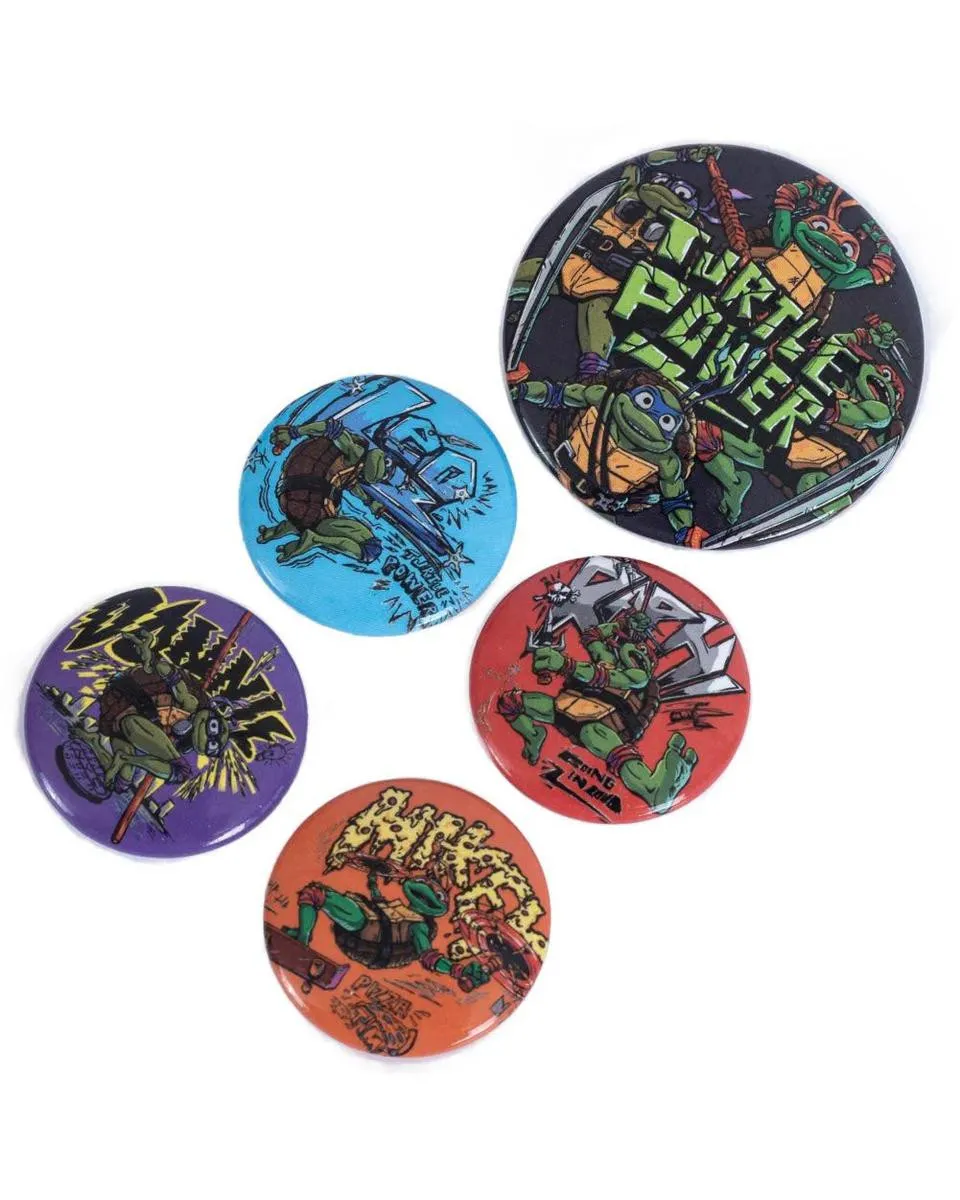 Bedževi Teenage Mutant Ninja Turtles - Mutant Mayhem - Badge Pack 
