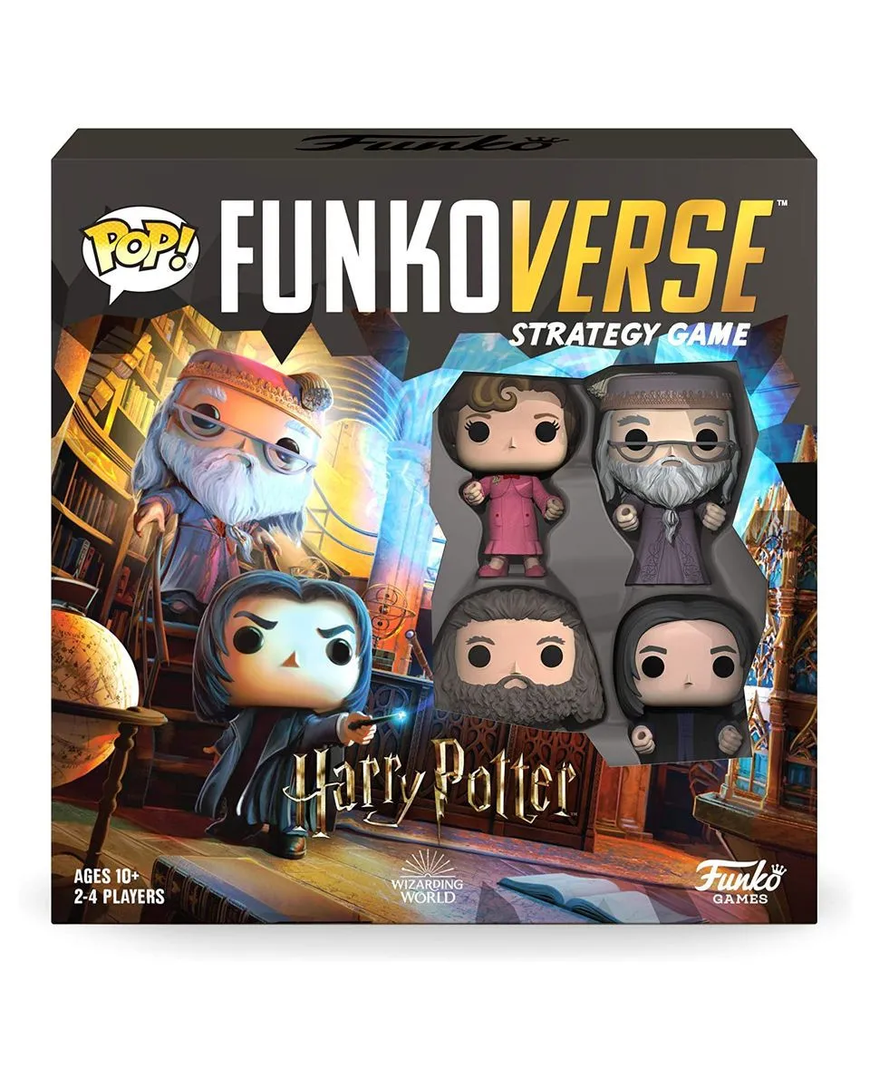 Board Game Harry Potter - FunkoVerse Strategy Game (Severus Snape Albus Dumbledore Dolores Umbridge Rubes Hagrid) 