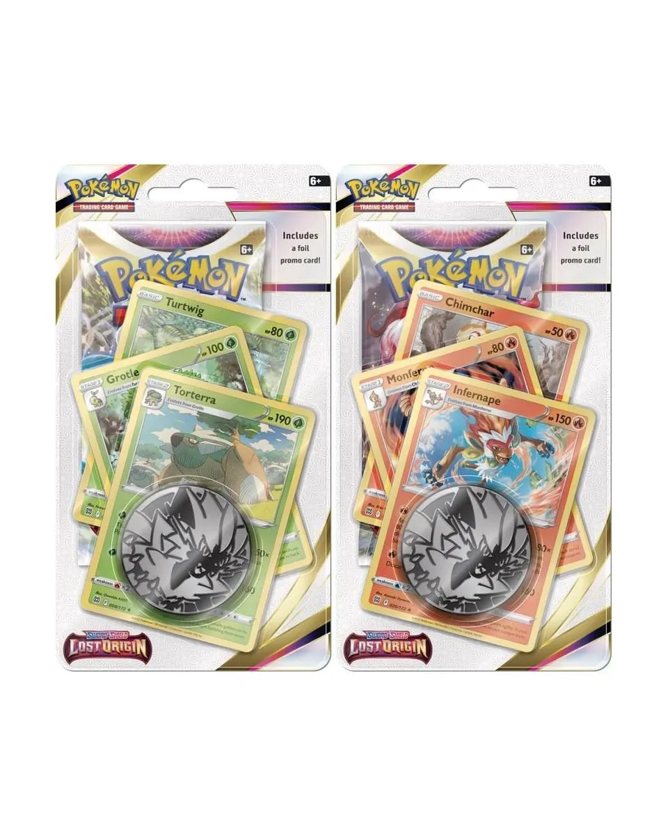 Board Game - Pokemon Sword & Shield - Lost Origin Premium Checklane Blister Display 