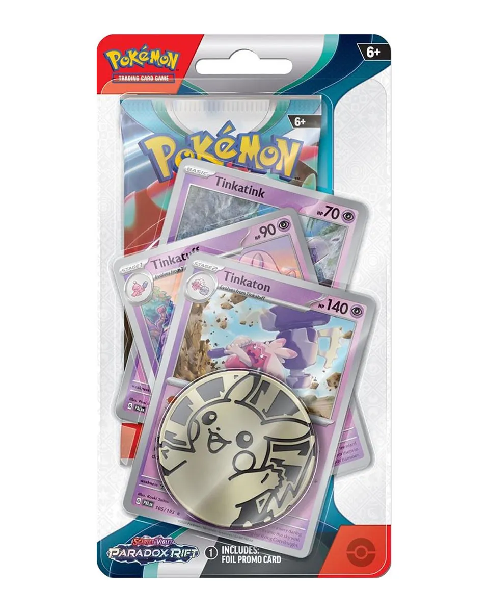 Društvena igra - Pokemon - TCG Scarlet & Violet - Paradox Rift - Premium Checklane Blister 