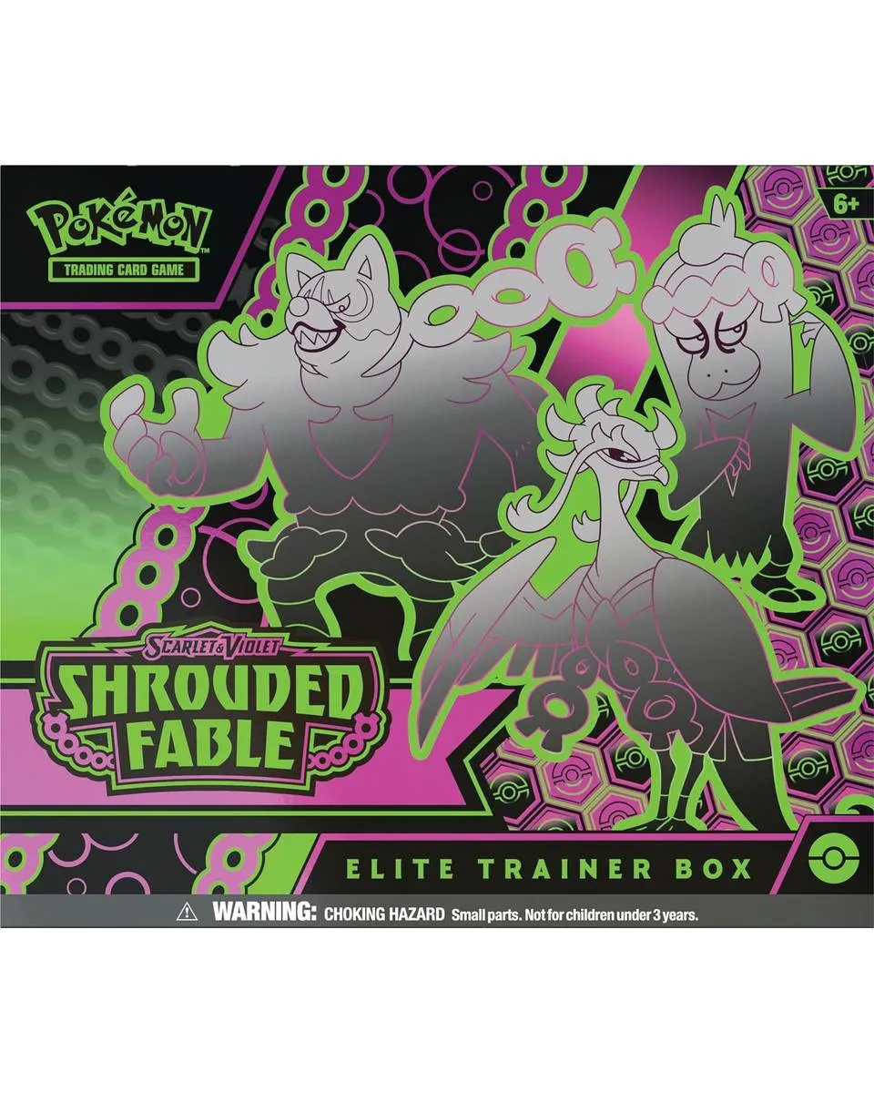 Board Game - Pokemon - TCG Scarlet & Violet 6.5 - Shrouded Fable Elite Trainer Box 