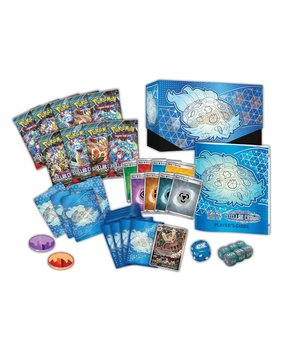 Društvena igra - Pokemon - TCG Scarlet & Violet 7 - Stellar Crown - Elite Trainer Box 