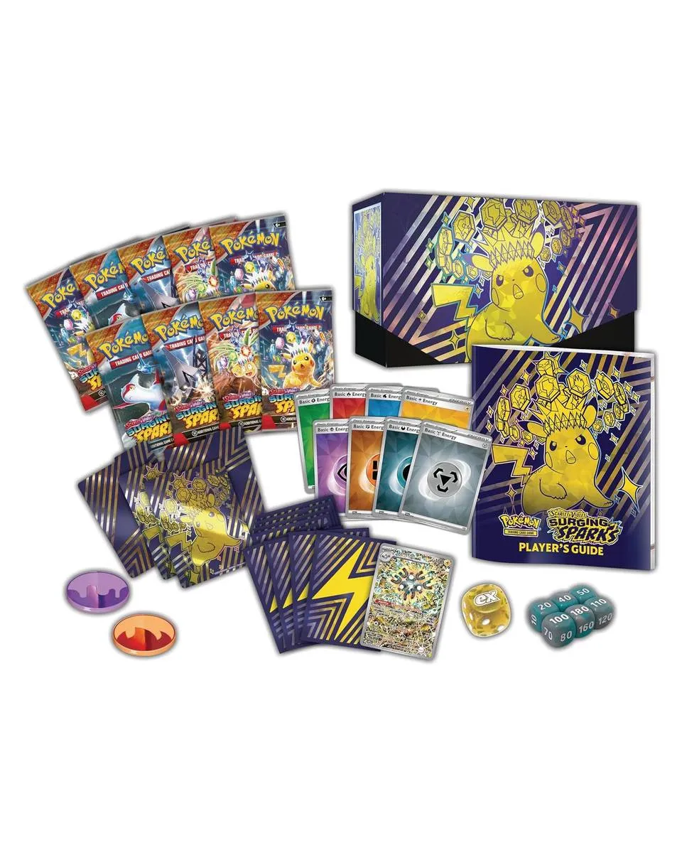 Društvena igra - Pokemon - TCG Scarlet & Violet - Surging Sparks - Elite Trainer Box 