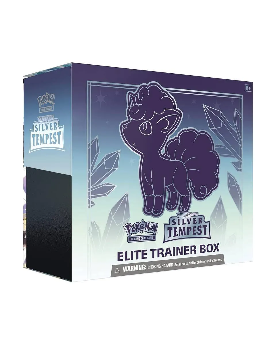Board Game - Pokemon - TCG Sword & Shield - Silver Tempest - Elite Trainer Box 