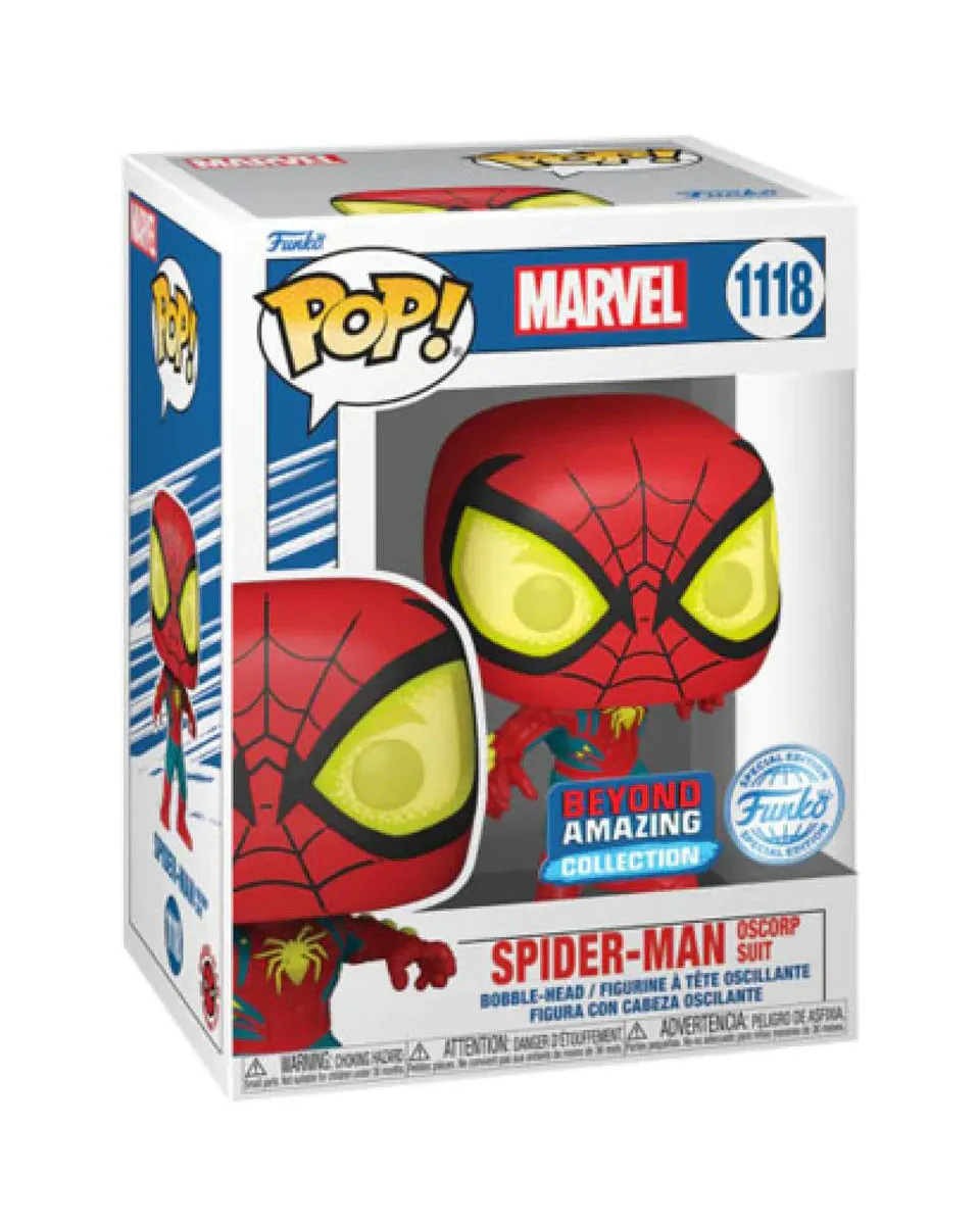 Bobble Figure Marvel - Spider-Man Beyond Amazing POP! - Spider-Man Oscorp Suit 