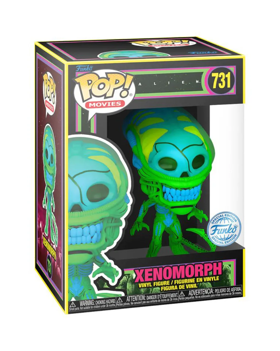 Bobble Figure Movies - Alien POP! - Xenomorph (Blacklight) - Special Edition 
