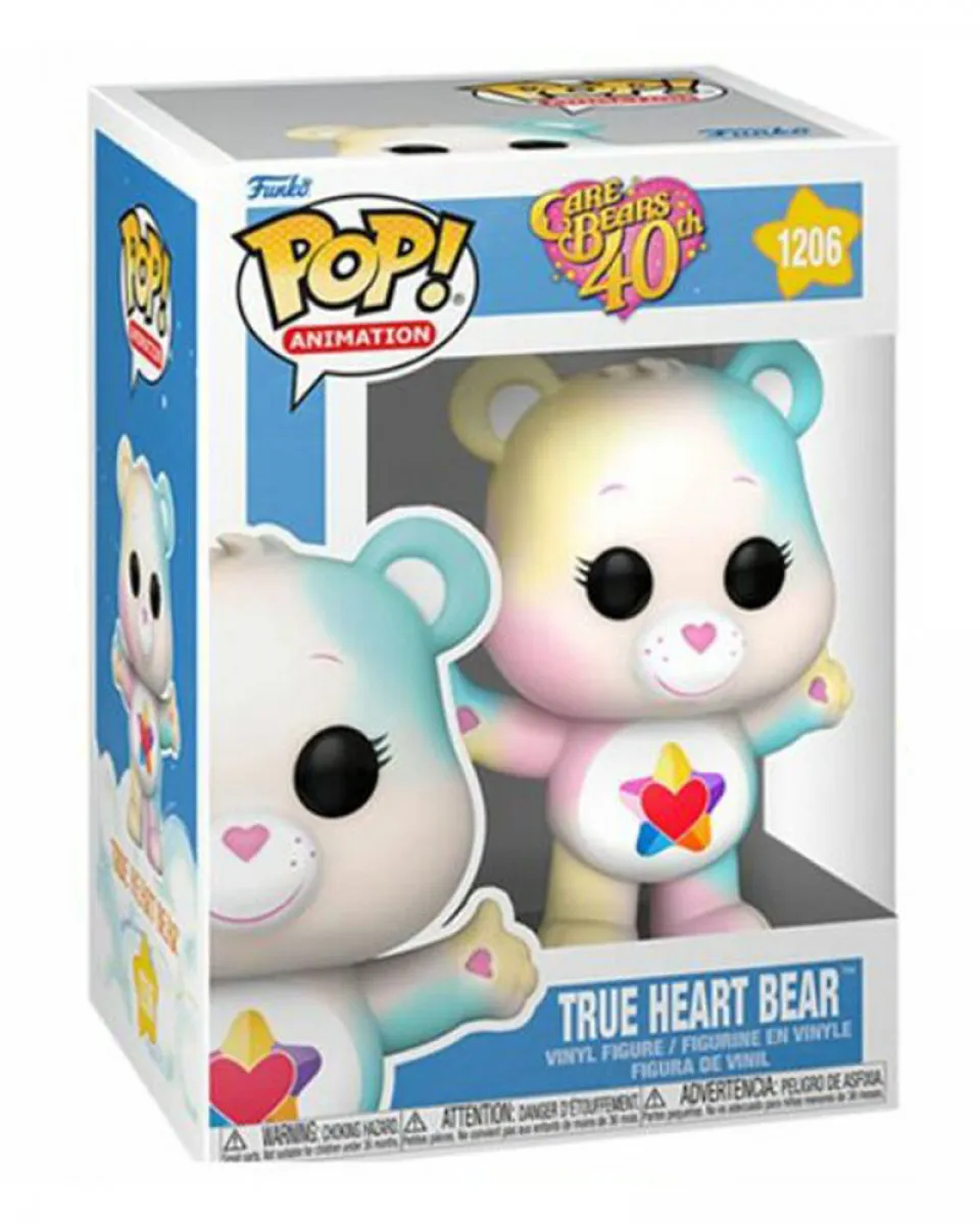Bobble Figure Animation - Care Bears 40th Anniversary POP! - True Heart Bear 