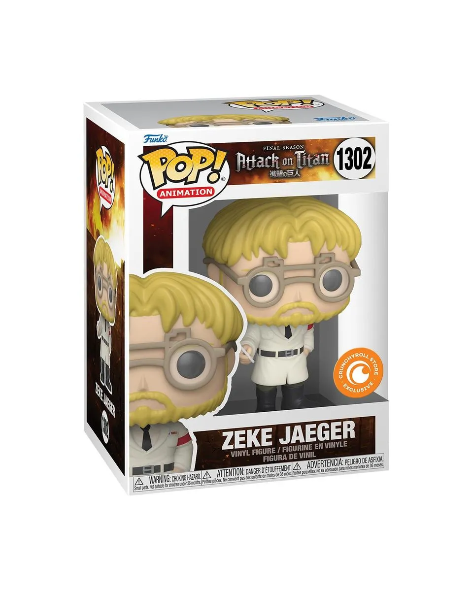 Bobble Figure Anime - Attack on Titan POP! - Zeke Jaeger 