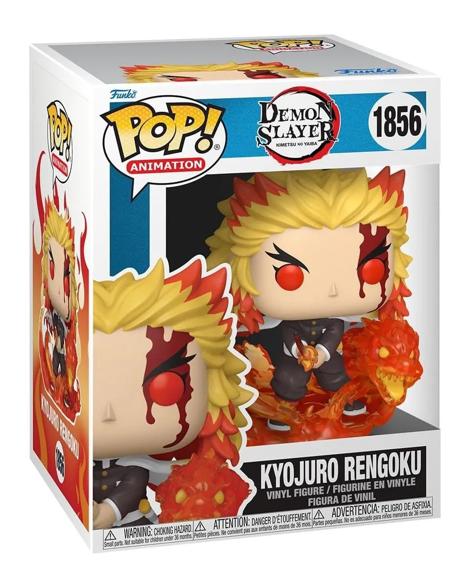 Bobble Figure Anime - Demon Slayer Kimetsu no Yaiba POP! - Kyojuro Rengoku #1856 