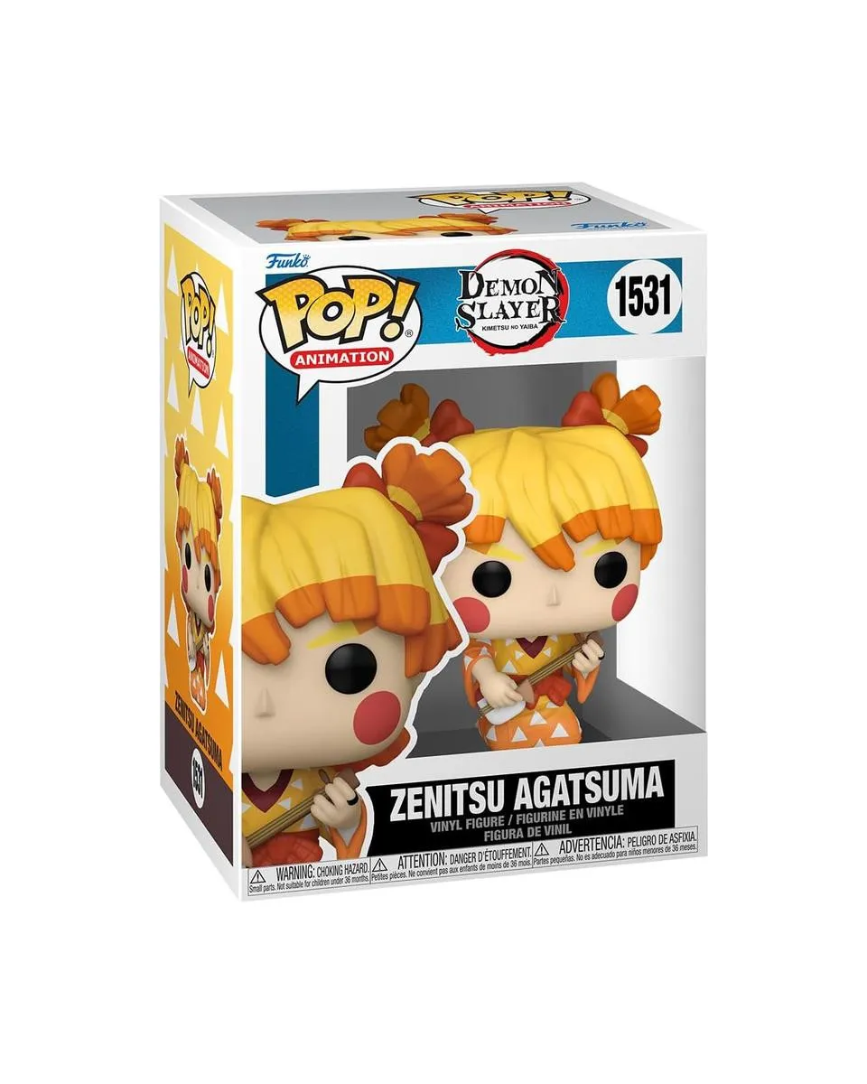 Bobble Figure Anime - Demon Slayer Kimetsu no Yaiba POP! - Zenitsu Agatsuma #1531 