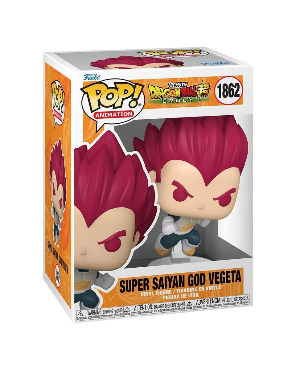 Bobble Figure Anime - Dragon Ball Super POP! - Super Saiyan God Vegeta 