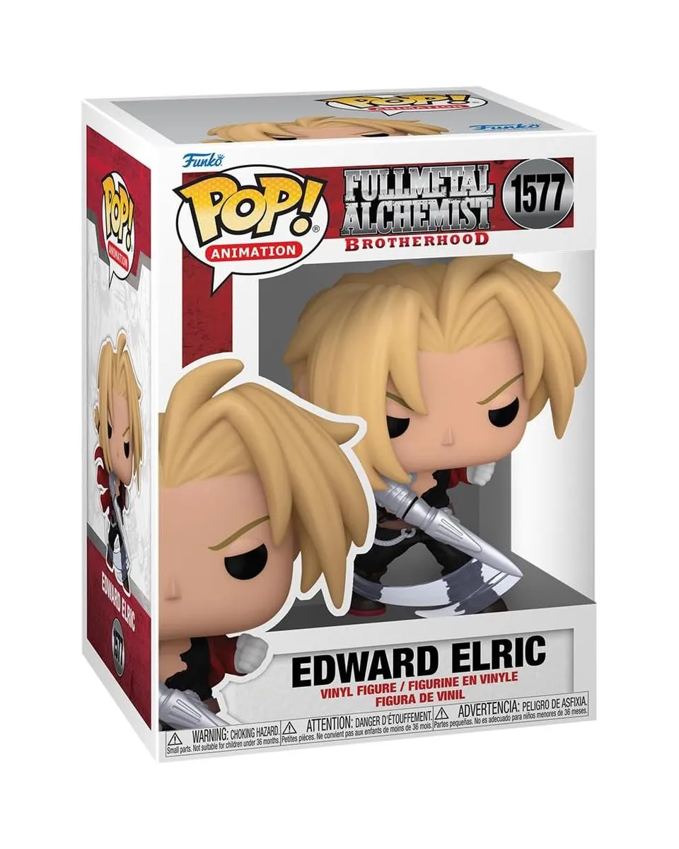 Bobble Figure Anime - Fullmetal Alchemist Brotherhood POP! - Edward Elric With Blade 