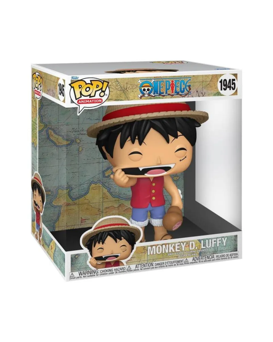 Bobble Figure Anime - One Piece POP! - Monkey D. Luffy (Stretching) Super Sized 