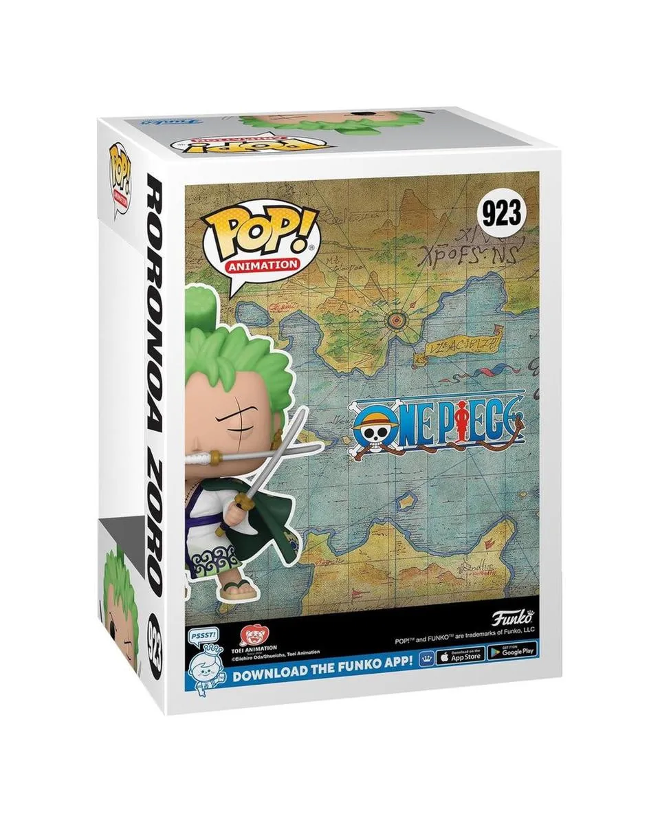 Bobble Figure Anime - One Piece POP! - Roronoa Zoro  #923 - Glows in the Dark - Special Edition 