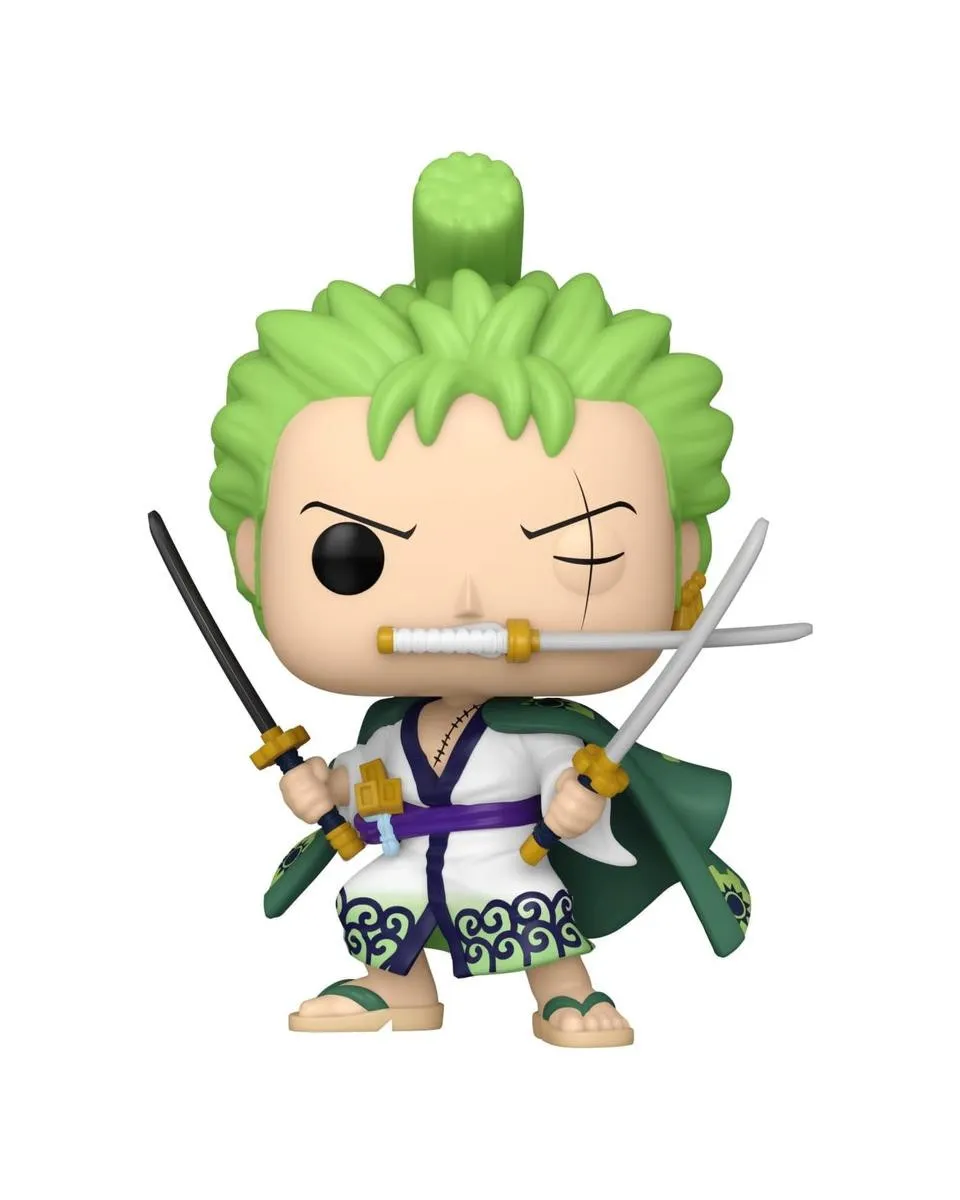 Bobble Figure Anime - One Piece POP! - Roronoa Zoro  #923 - Glows in the Dark - Special Edition 