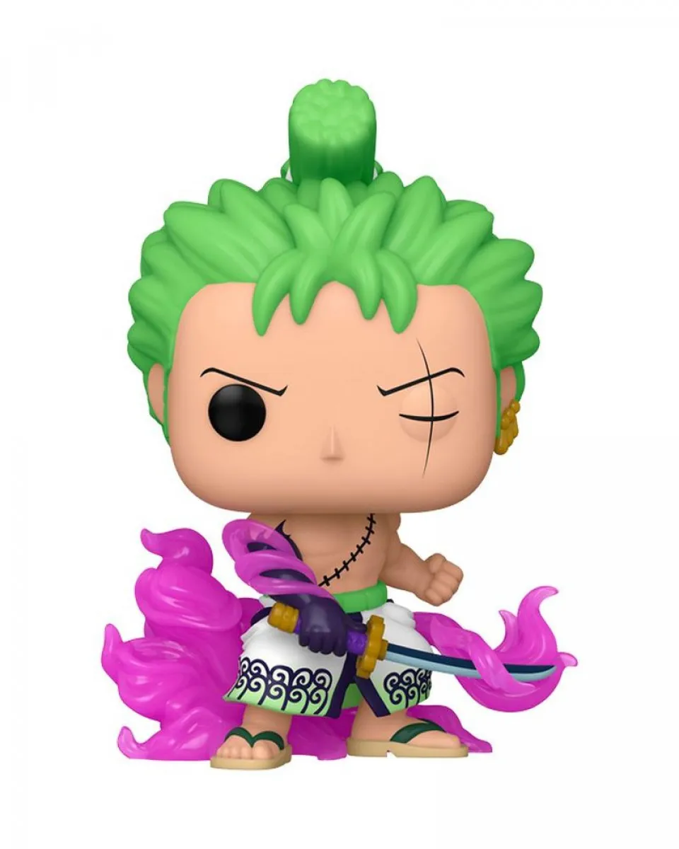 Bobble Figure Anime - One Piece POP! - Zoro (Enma) - Glows in the Dark 
