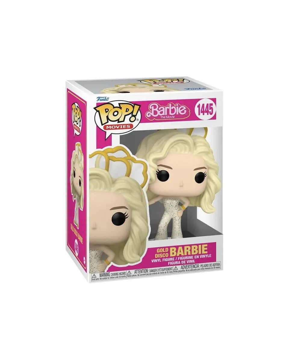 Bobble Figure Movies - Barbie The Movie POP! - Gold Disco Barbie 