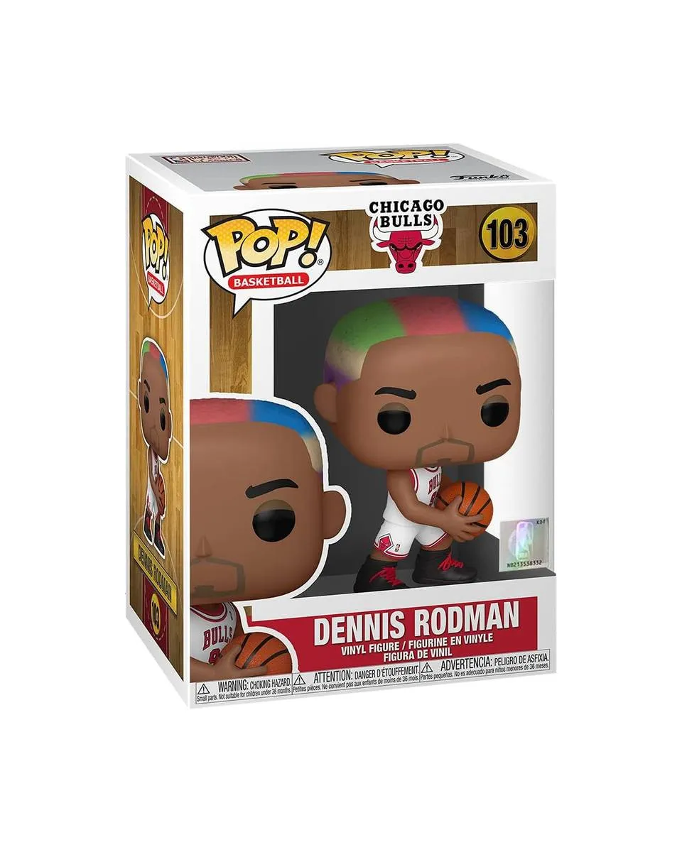 Bobble Figure Basketball NBA - Chicago Bulls POP! - Dennis Rodman 