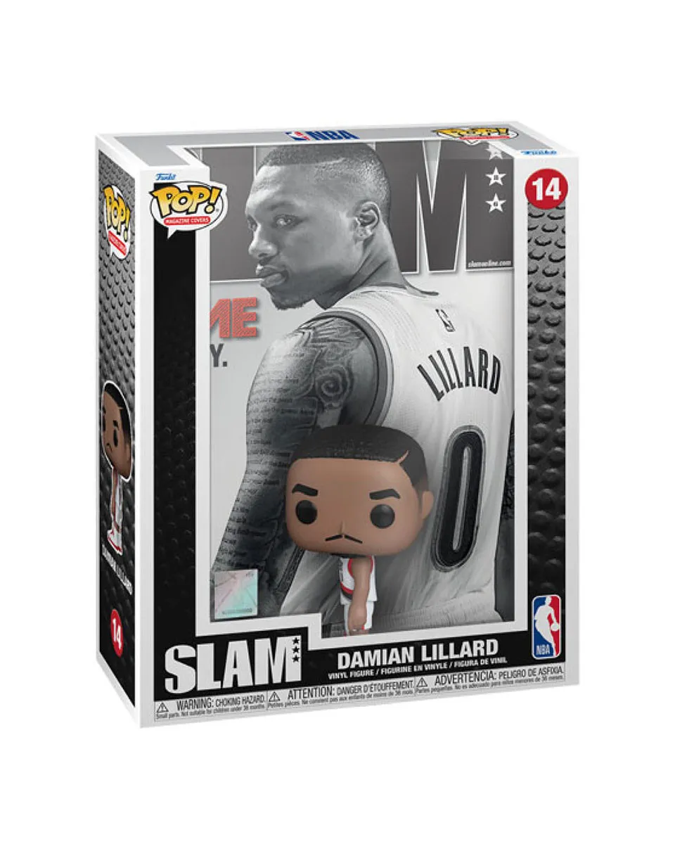 Bobble Figure Basketball NBA - Portland Trail Blazers POP! Magazine Covers - Slam - Damian Lillard 