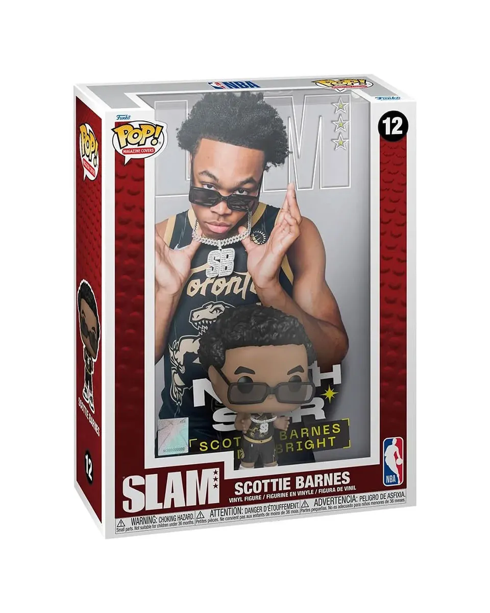 Bobble Figure Basketball NBA - Toronto Raptors POP! Magazine Covers - Slam - Scottie Barnes 