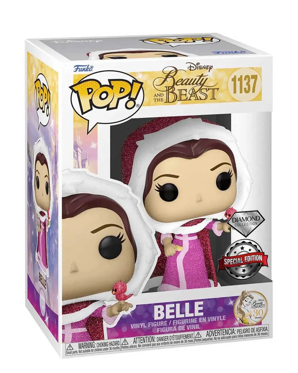Bobble Figure Beauty and the Beast POP! - Belle - Diamond Collection 