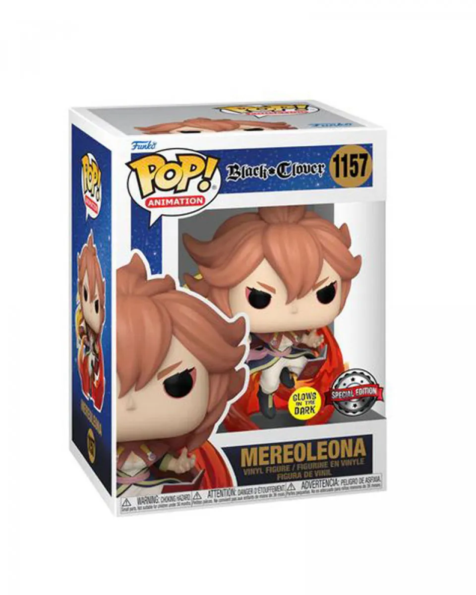 Bobble Figure Anime - Black Clover POP! - Mereoleona - Glows in the Dark 