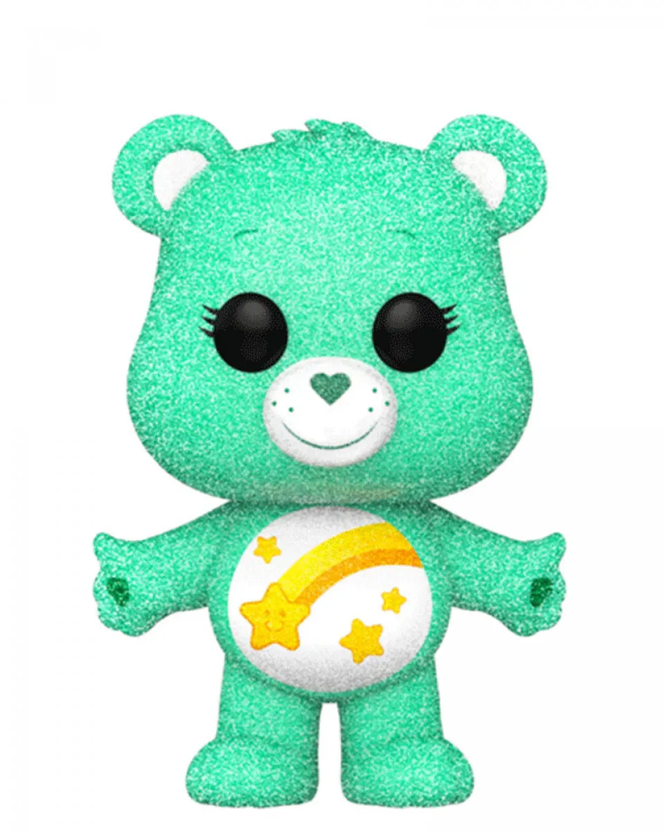 Bobble Figure Animation - Care Bears 40th Anniversary POP! - Wish Bear - Diamond Collection 