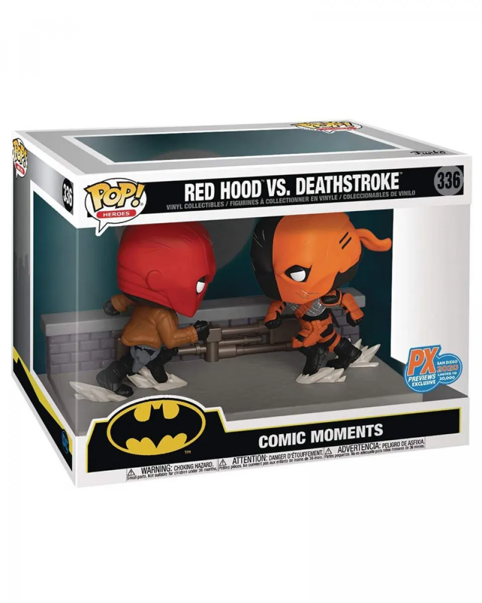 Bobble Figure DC - DC Heroes POP! - Red Hood vs Deathstroke 