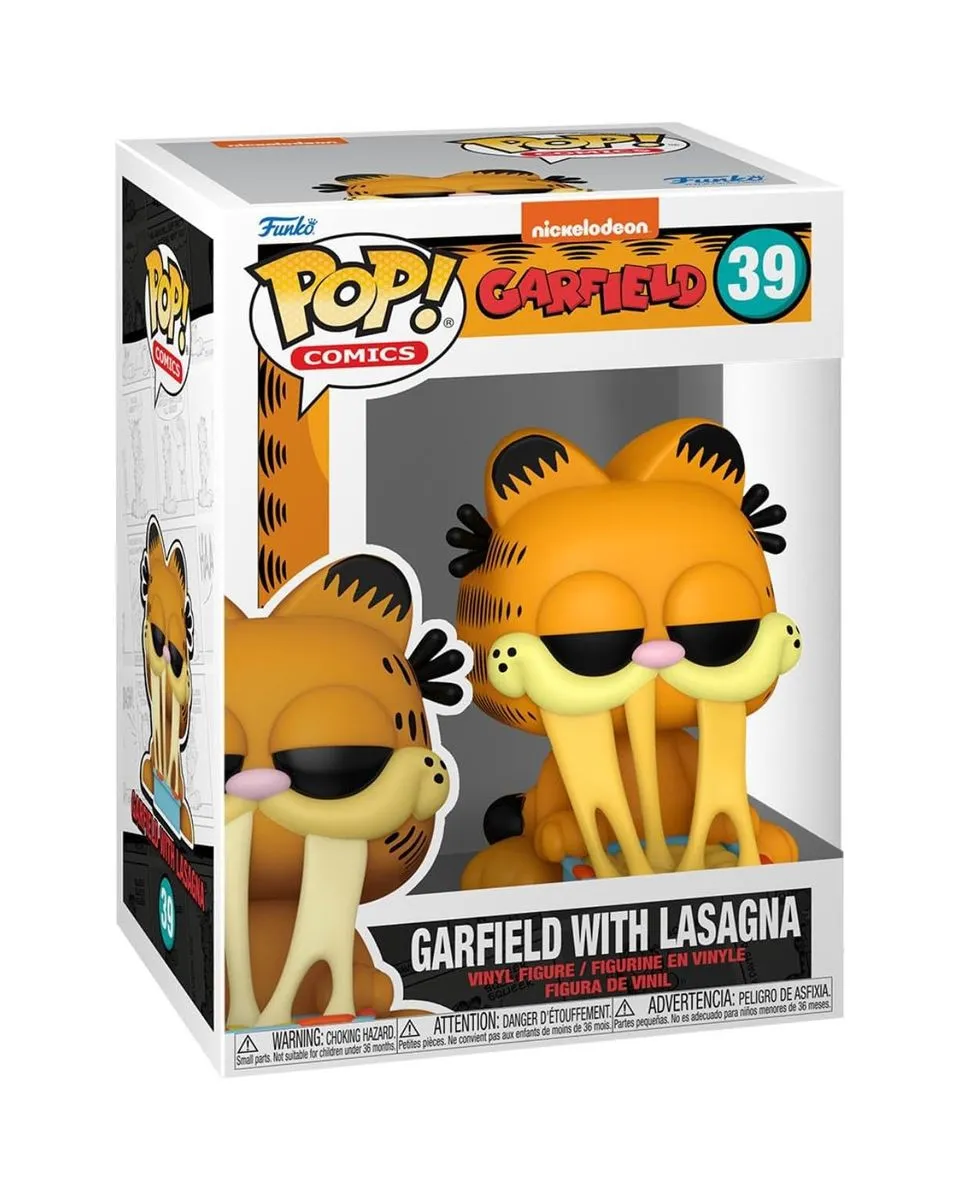 Bobble Figure Garfield POP! - Garfield With Lasagna 