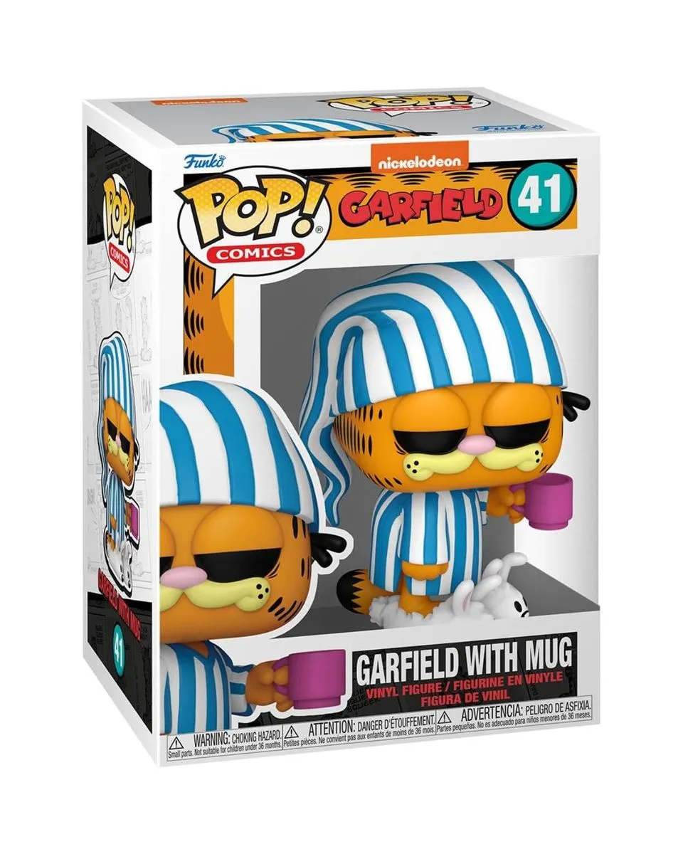 Bobble Figure Garfield POP! - Garfield With Mug 