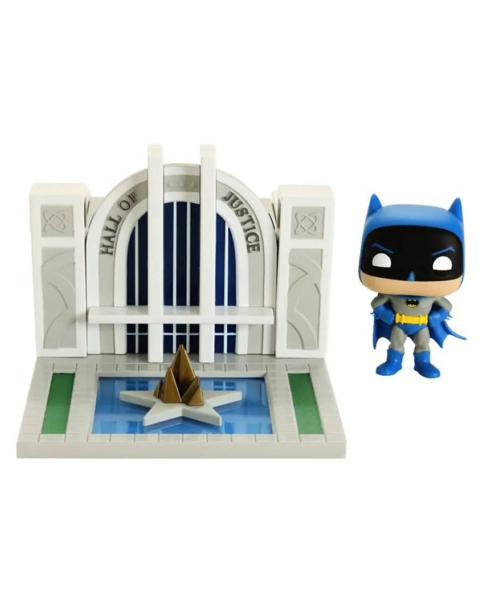 Bobble Figure DC - Batman 80 Years POP! - Batman with Hall of Justice 