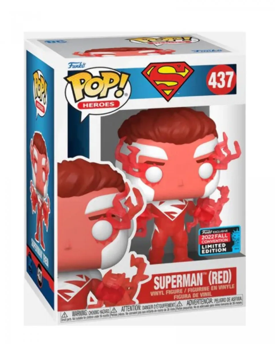 Bobble Figure DC - DC Heroes POP! - Superman (Red) - Convention Limited Edition 