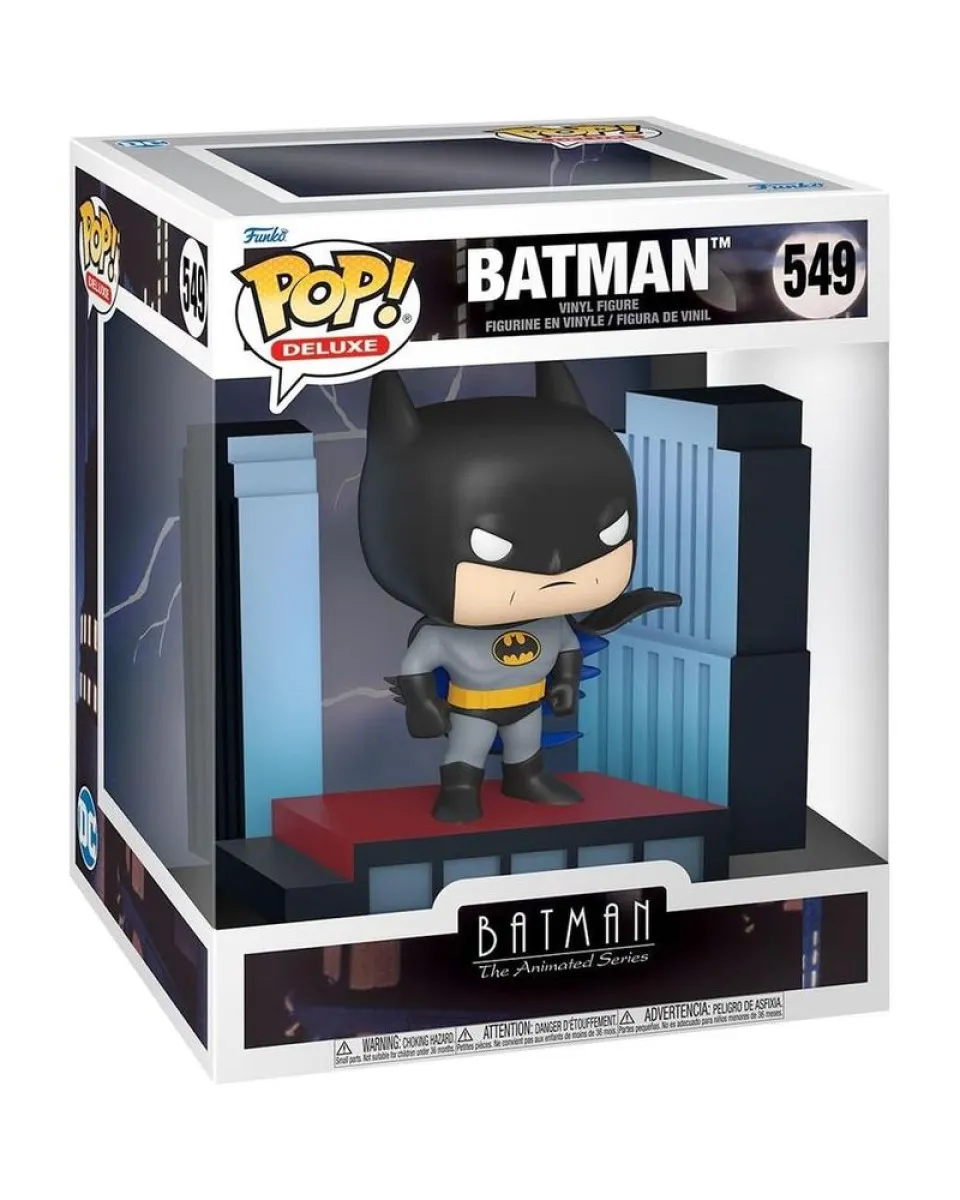 Bobble Figure DC - Dc Comics POP! - Batman on Rooftop - Deluxe 