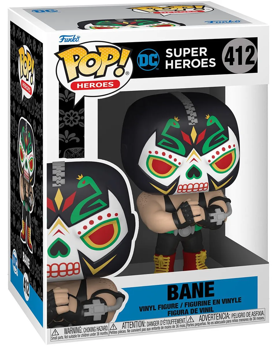 Bobble Figure DC - Heroes POP! - Bane - Dia De Los Dc 