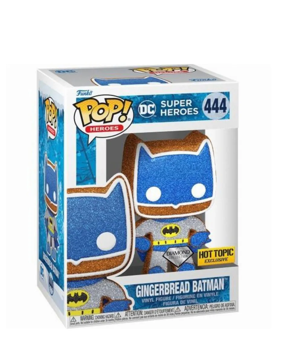 Bobble Figure DC - DC Heroes POP! - Gingerbread Batman - Diamond Collection 
