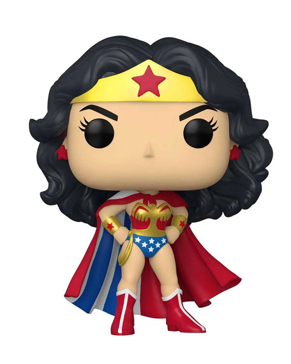 Bobble Figure DC Heroes POP! - Wonder Woman Classic With Cape 
