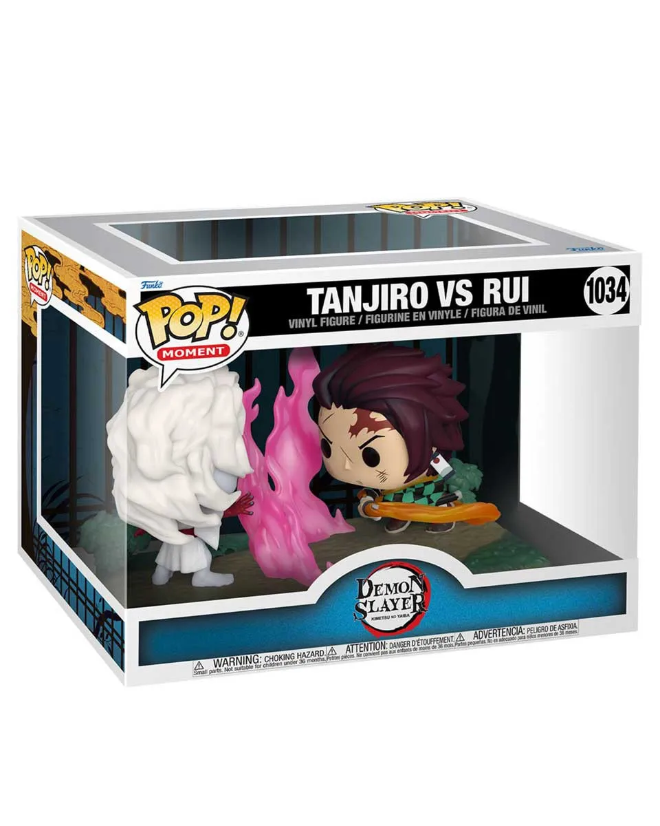 Bobble Figure Anime - Demon Slayer Kimetsu no Yaiba POP! 2-Pack - Tanjiro vs. Rui 