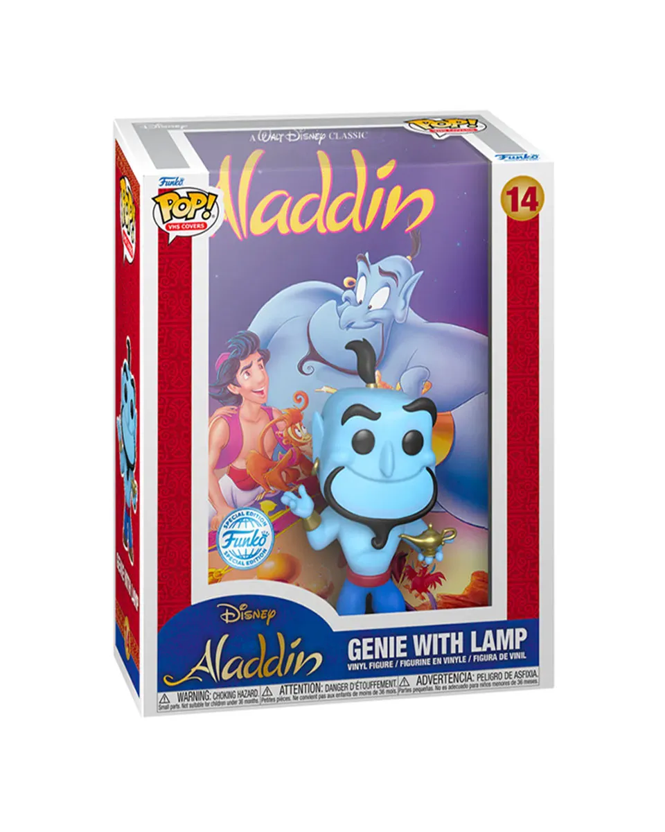Bobble Figure Disney - Aladdin POP! VHS Covers - Genie with Lamp 