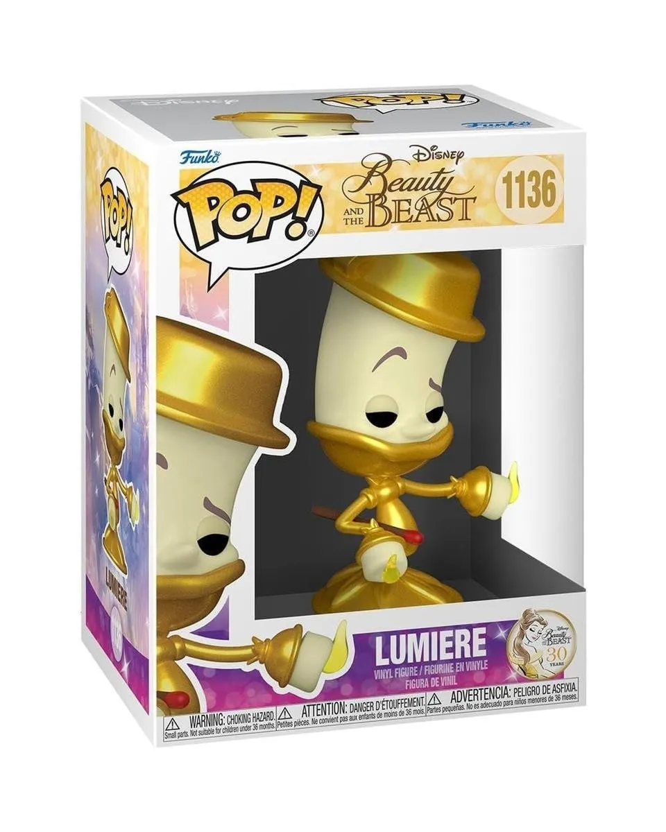 Bobble Figure Disney - Beauty and the Beast POP! - Lumiere 