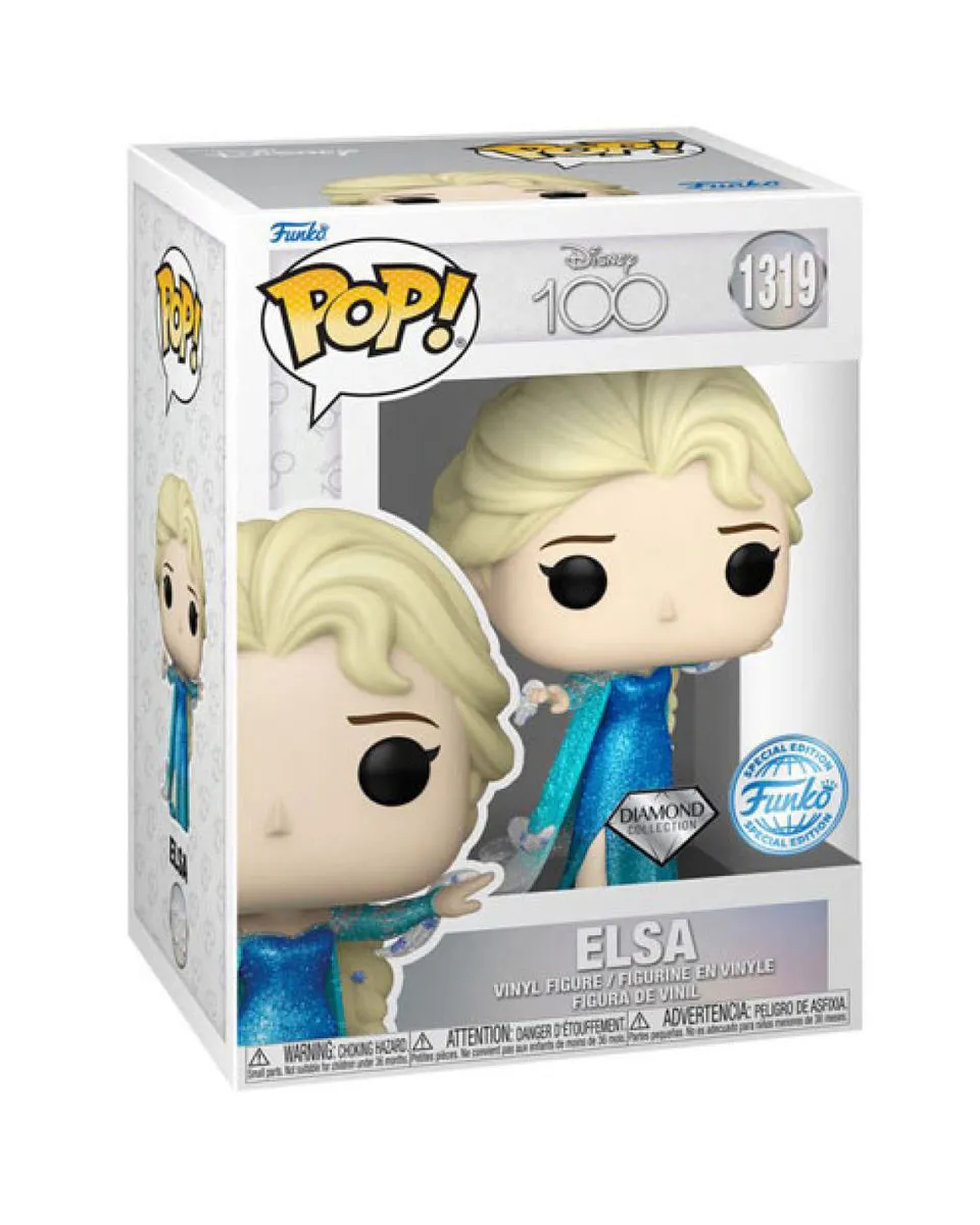 Bobble Figure Disney - Frozen POP! - Elsa - Diamond Collection 