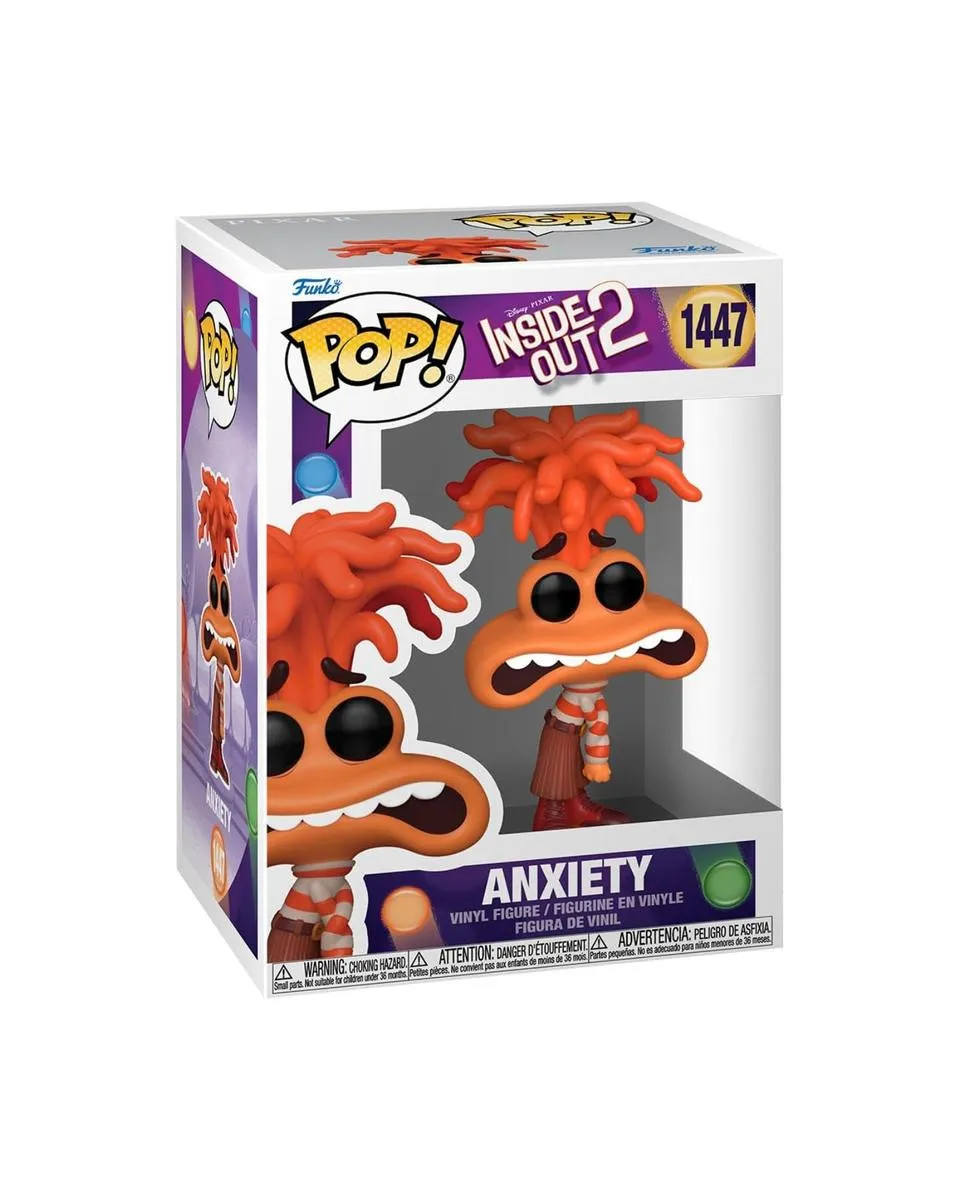 Bobble Figure Disney - Inside Out 2 POP! - Anxiety 