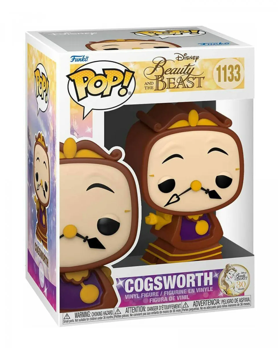 Bobble Figure Disney - Beauty And The Beast POP! - Cogsworth 