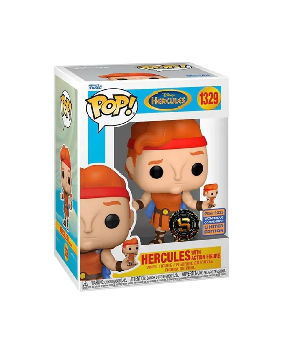 Bobble Figure Disney POP! - Hercules with Action Figure 