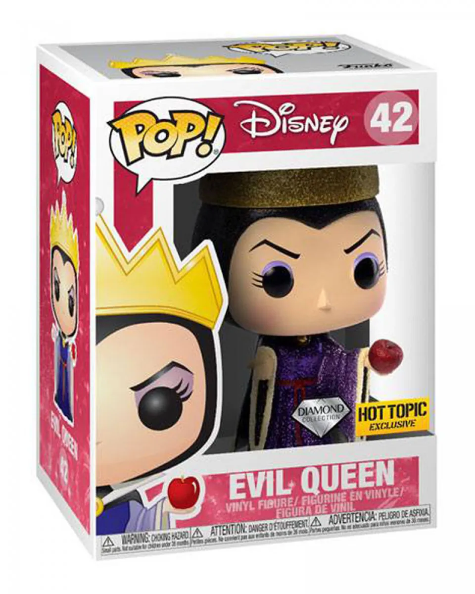 Bobble Figure Disney - Snow White and Seven Dwarfs POP! - Evil Queen (Diamond Glitter) 