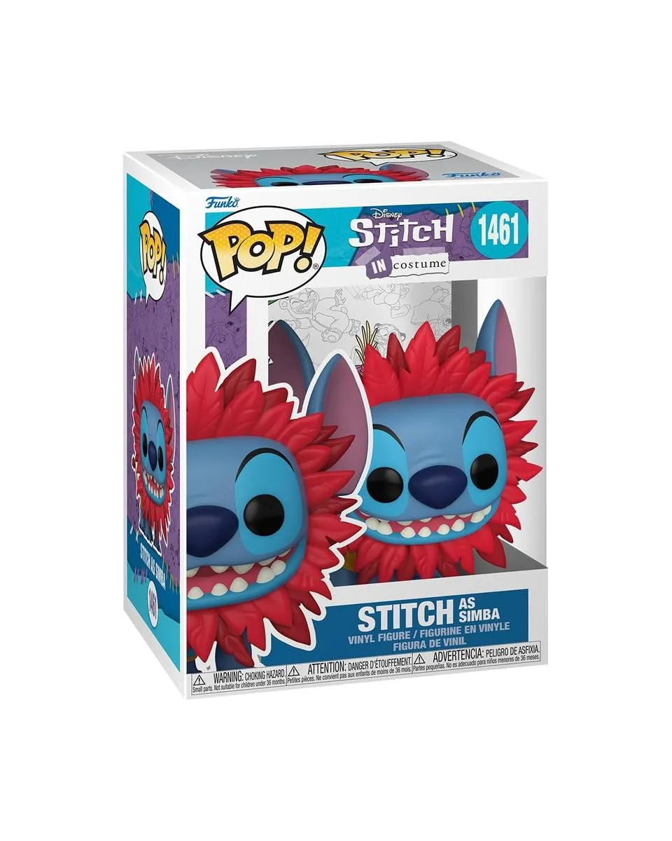 Bobble Figure Disney - Stitch in Costume POP! - Stitch as Simba 