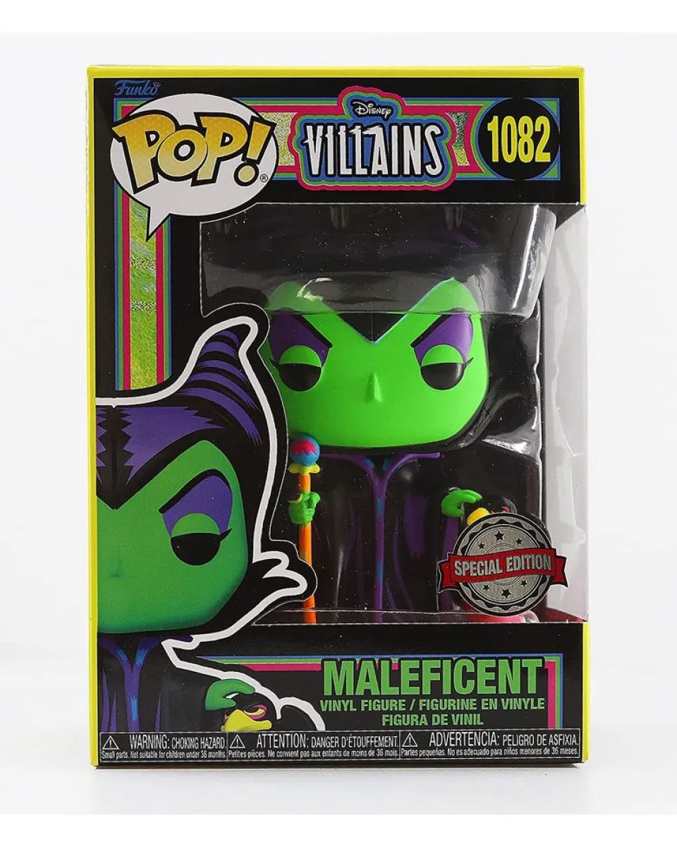 Bobble Figure Disney - Villains POP! - Maleficent (Blacklight) - Special Edition 